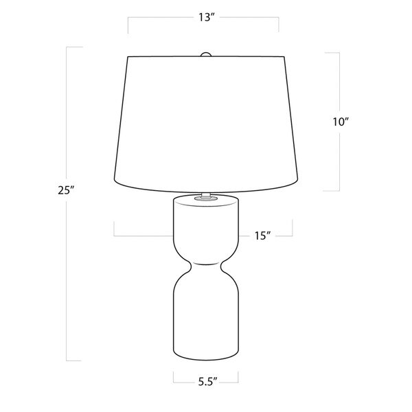 Joan Alabaster Table Lamp Large